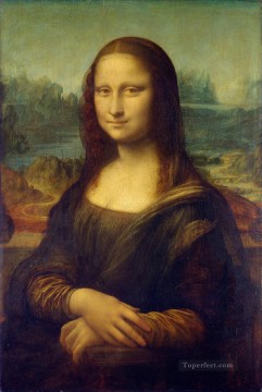  Leonardo Lienzo - Mona Lisa Leonardo da Vinci después de la restauración